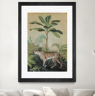 King of the Jungle II by Julia Purinton on GIANT ART - beige botanical framed canvas
