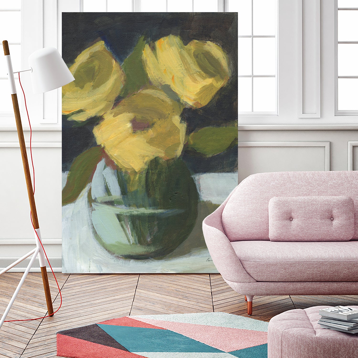 Trio by Pamela Munger on GIANT ART - grey botanical