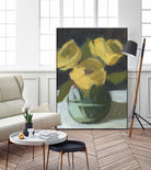 Trio by Pamela Munger on GIANT ART - grey botanical