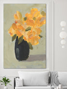 Hope Bouquet by Pamela Munger on GIANT ART - black botanical