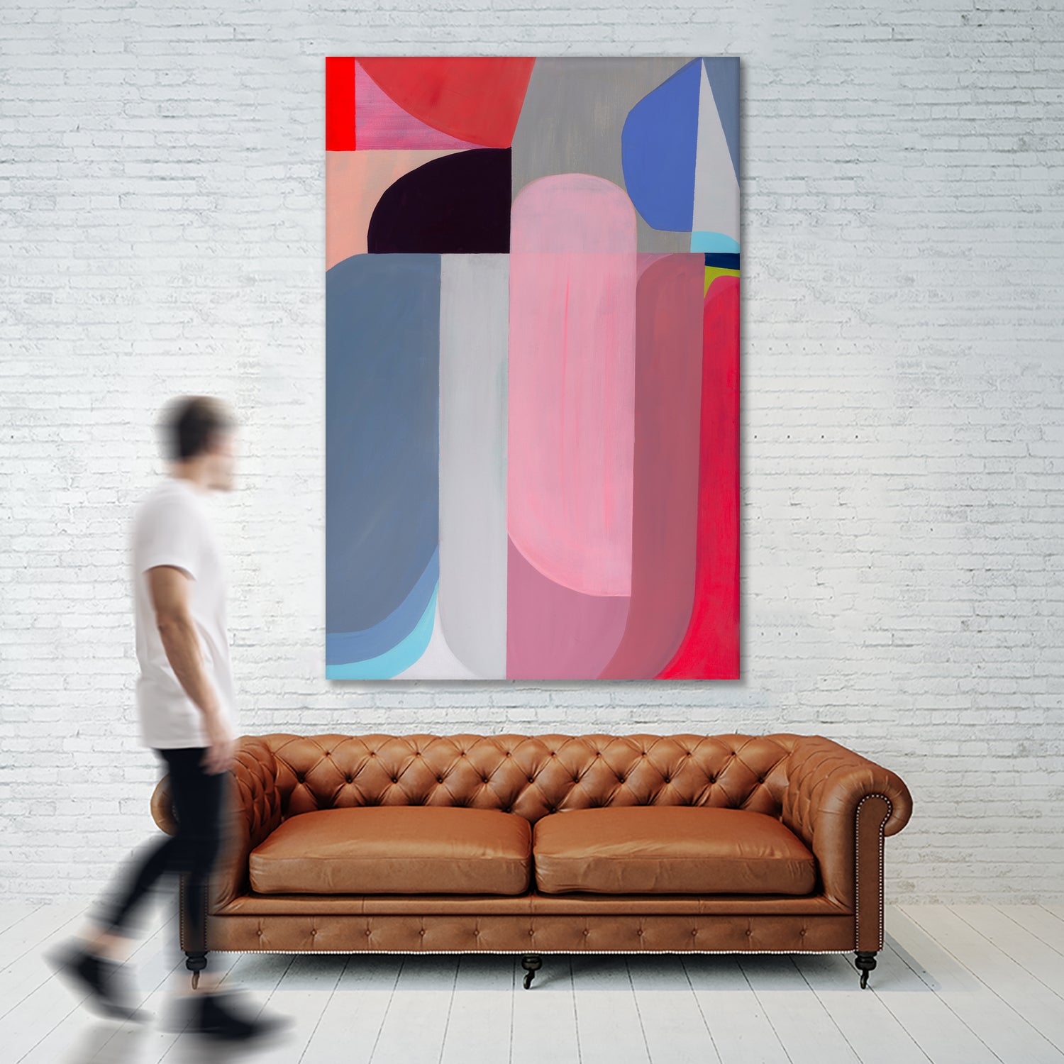 Traumerei by Marion Griese on GIANT ART - pink abstract