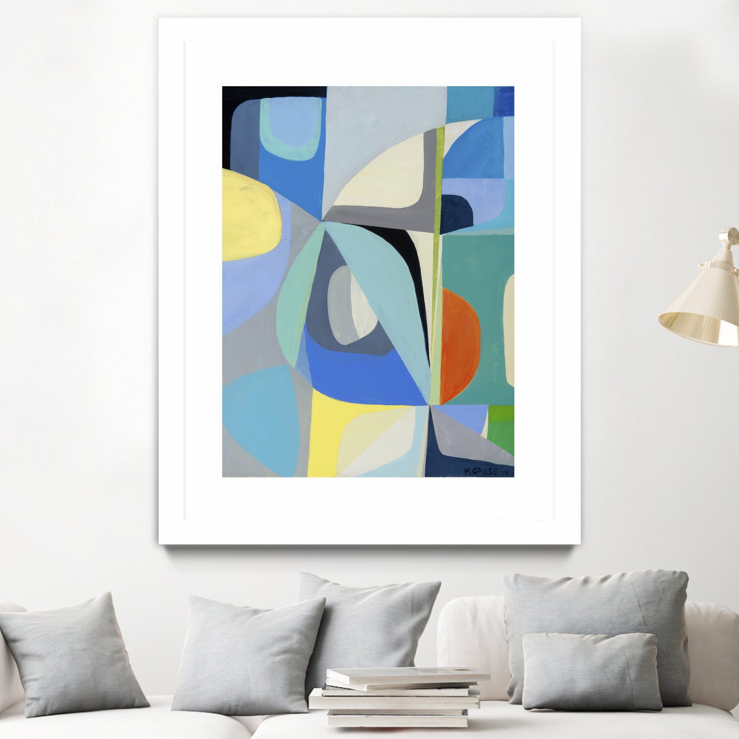 Window of Peace by Marion Griese on GIANT ART - orange abstract