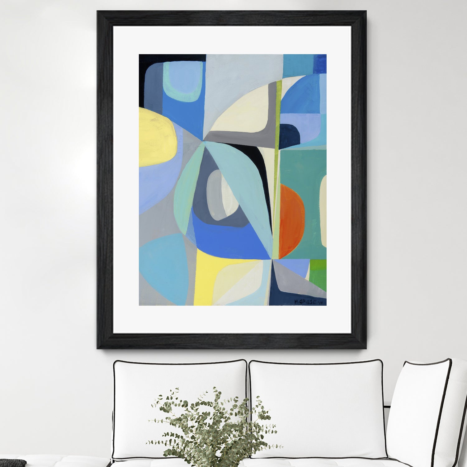 Window of Peace by Marion Griese on GIANT ART - orange abstract