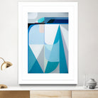 Frozen Shores by Marion Griese on GIANT ART - blue abstract