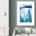 Frozen Shores by Marion Griese on GIANT ART - blue abstract