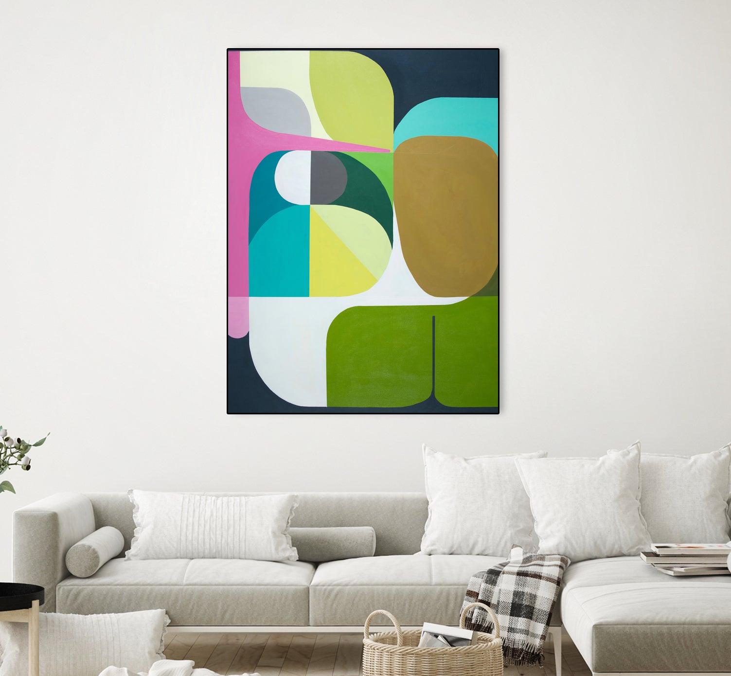 Journey by Marion Griese on GIANT ART - green abstract