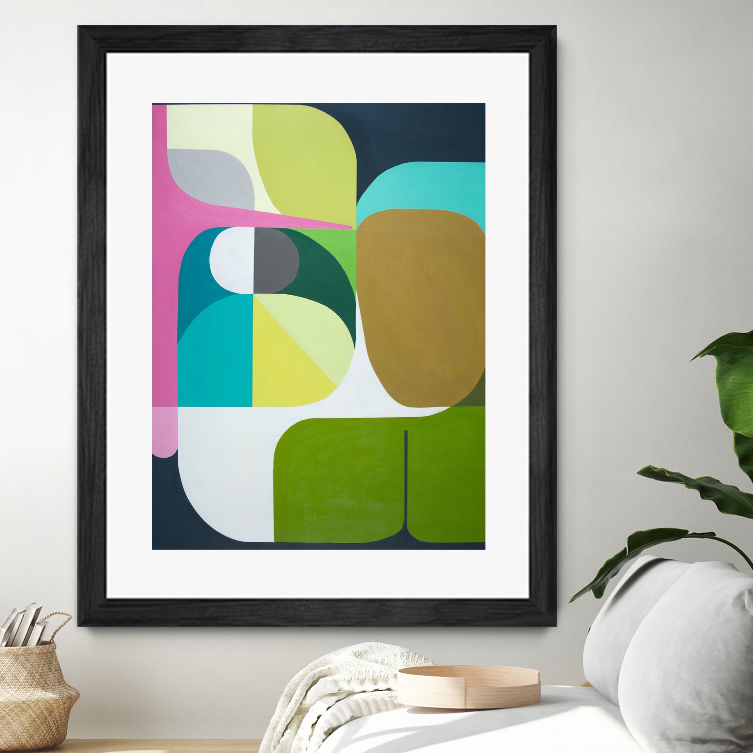 Journey by Marion Griese on GIANT ART - green abstract