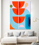 Running Towards the Sun 10 by Marion Griese on GIANT ART - orange abstract