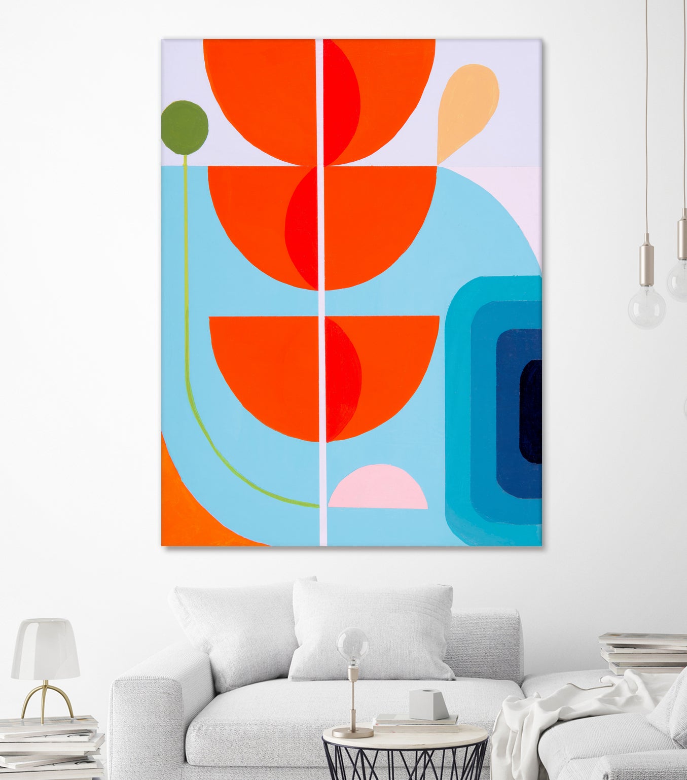 Running Towards the Sun 10 by Marion Griese on GIANT ART - orange abstract