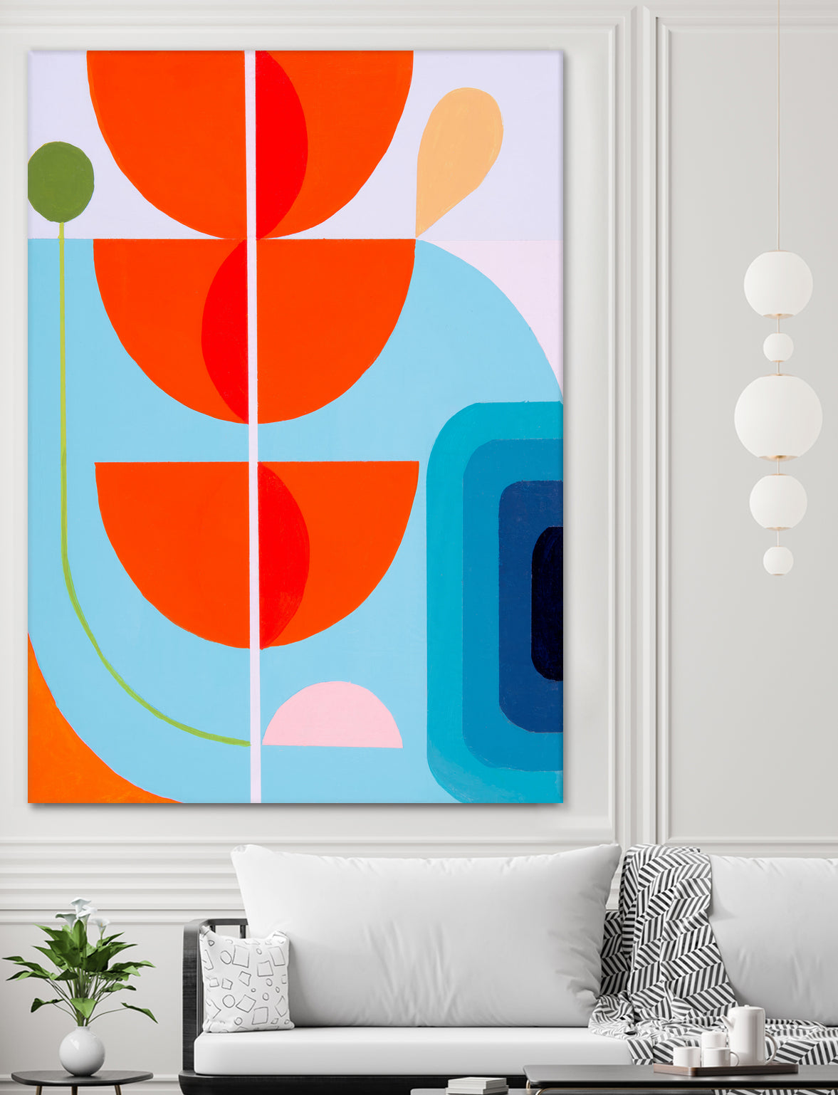 Running Towards the Sun 10 by Marion Griese on GIANT ART - orange abstract