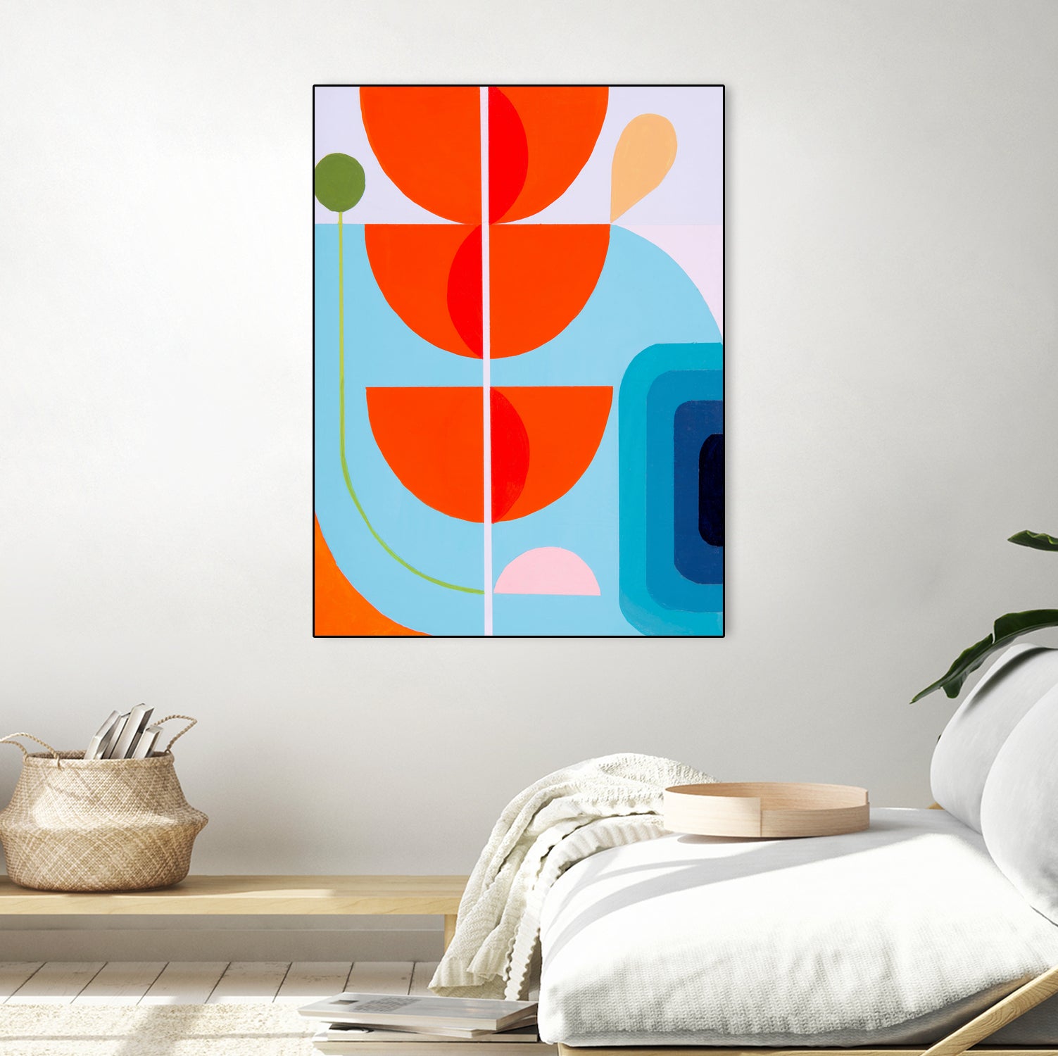 Running Towards the Sun 10 by Marion Griese on GIANT ART - orange abstract