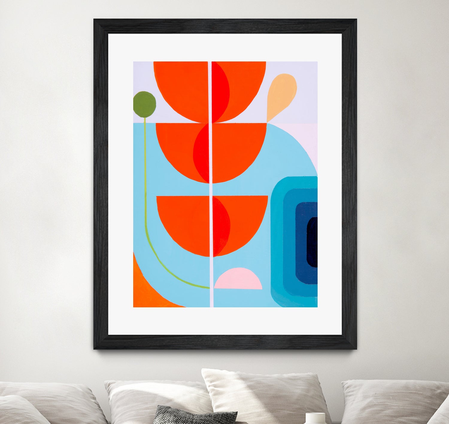 Running Towards the Sun 10 by Marion Griese on GIANT ART - orange abstract