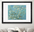 Almond Blossoms, 1890 by Vincent Blossoms, 1890 on GIANT ART - blue botanical blossoms