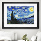 Starry Night  by Vincent Van Gogh on GIANT ART - blue museum