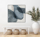 Blue Reverie II by Jacob Q on GIANT ART - blue shapes cloud dancer 