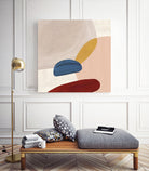 Pink Pebbles II by Eva Watts  on GIANT ART - pink shapes