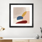 Pink Pebbles II by Eva Watts  on GIANT ART - pink shapes