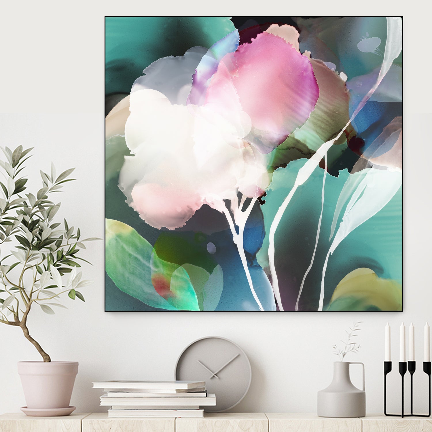 Early Spring Bloom II by PI Studio 2022 on GIANT ART - pink botanical flower