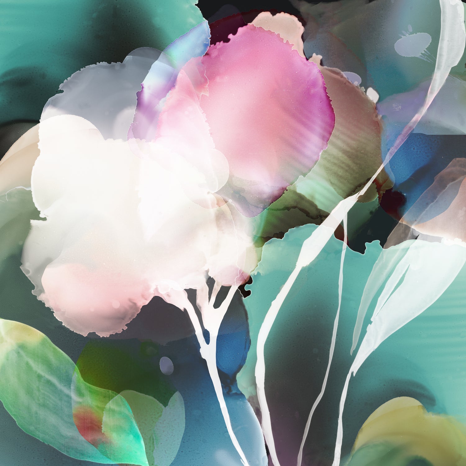 Early Spring Bloom II by PI Studio 2022 on GIANT ART - pink botanical flower