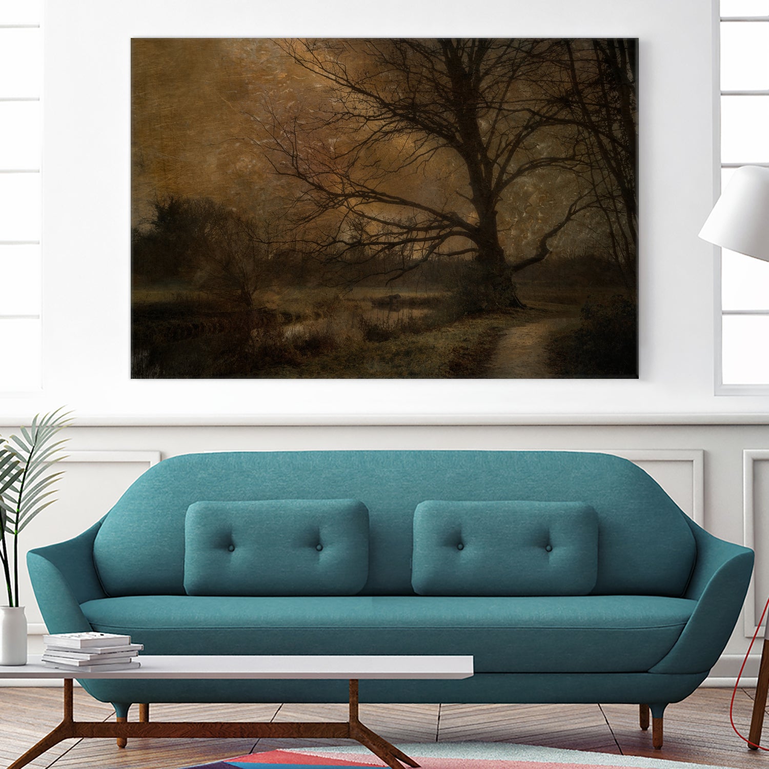 Old tree by Nel Talen on GIANT ART - forest mood forest