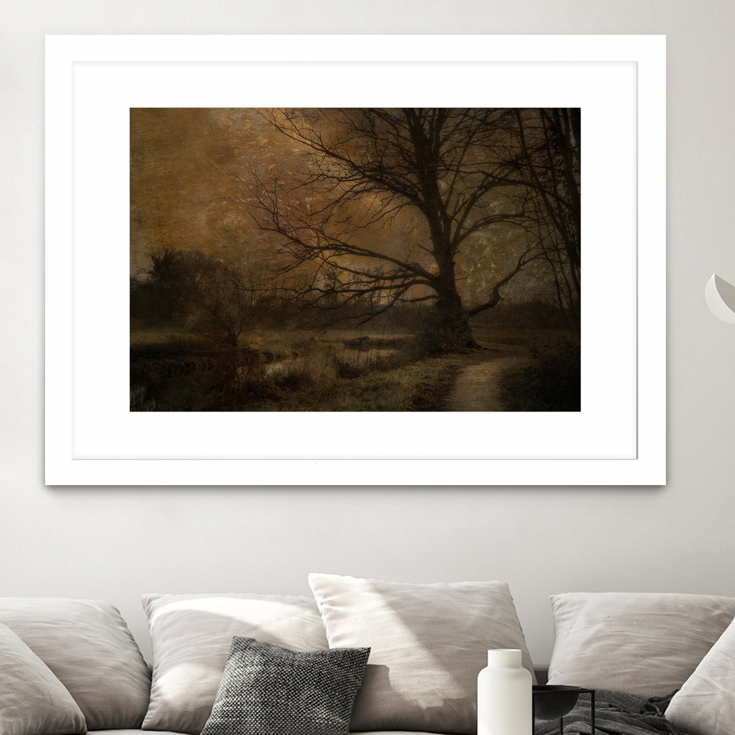 Old tree by Nel Talen on GIANT ART - forest mood forest