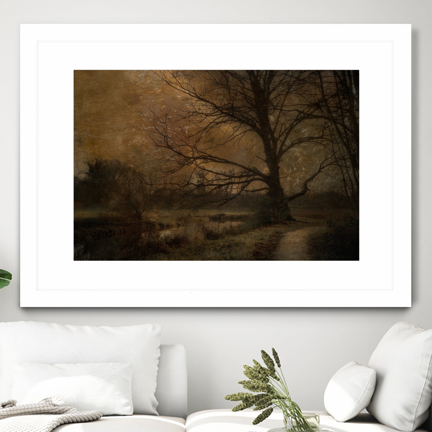 Old tree by Nel Talen on GIANT ART - forest mood forest