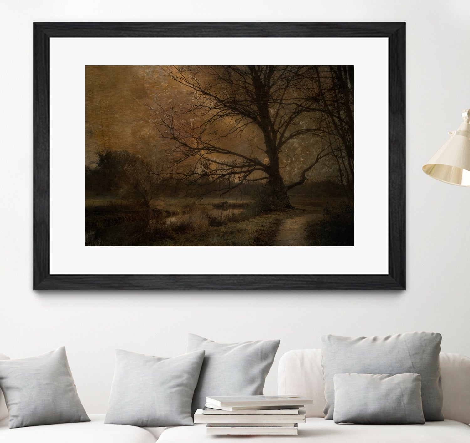 Old tree by Nel Talen on GIANT ART - forest mood forest