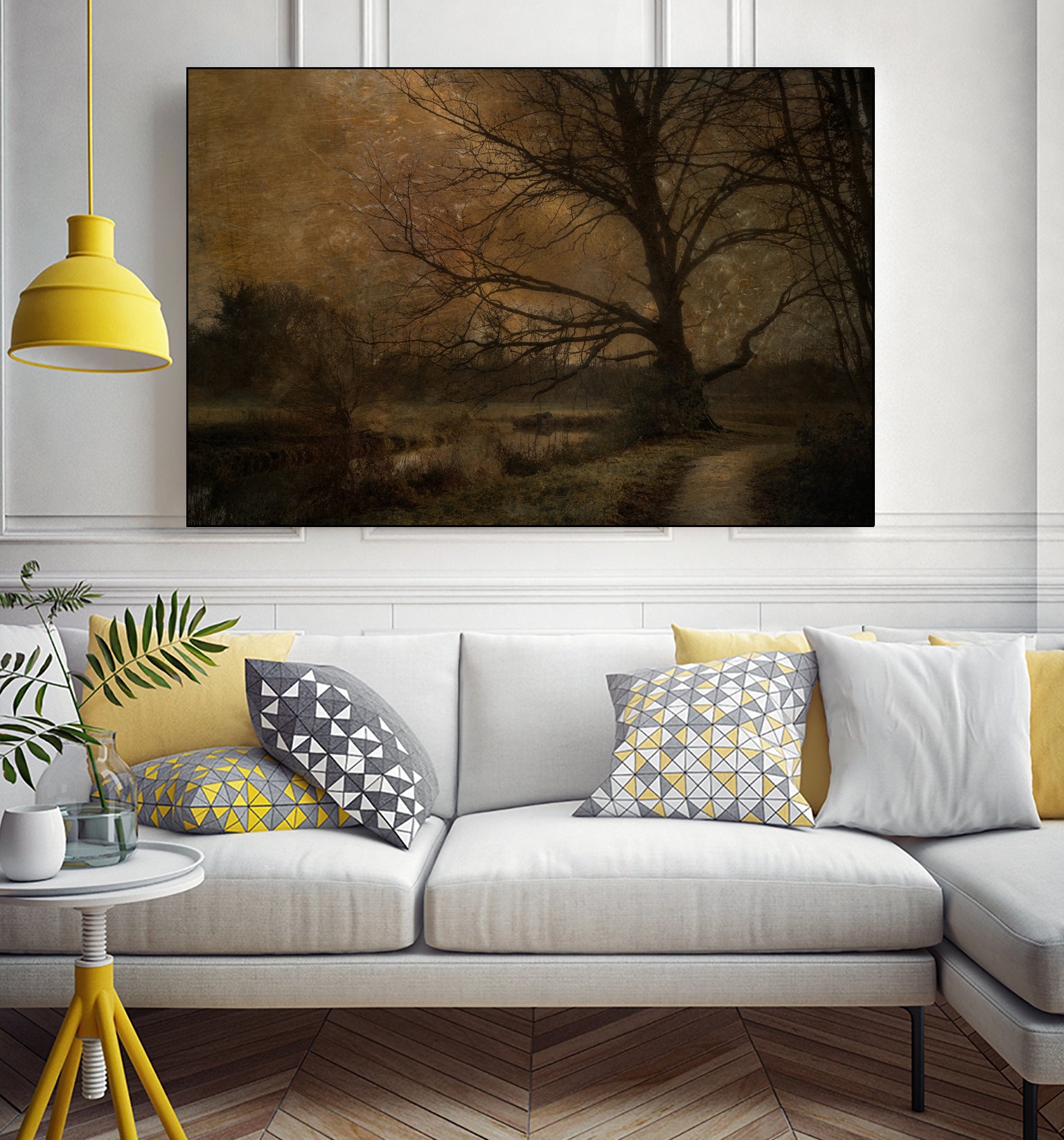 Old tree by Nel Talen on GIANT ART - forest mood forest