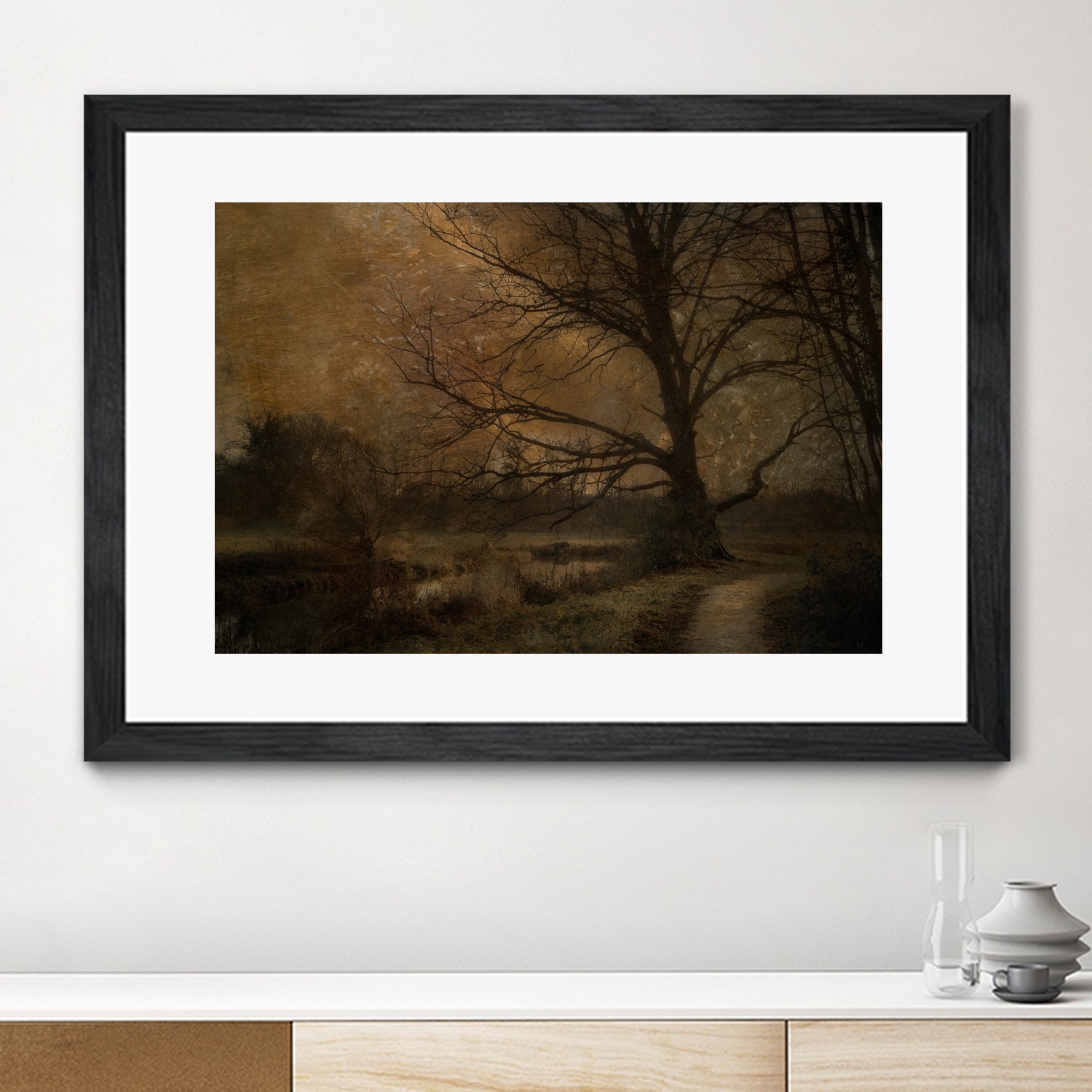 Old tree by Nel Talen on GIANT ART - forest mood forest