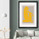 Yellow Figure by Pictufy on GIANT ART - figurative woman