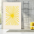 The Sun by Pictufy on GIANT ART - geometric sun