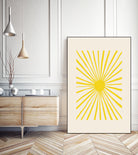 The Sun by Pictufy on GIANT ART - geometric sun