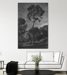 Arbores  by Pepa on GIANT ART - black botanical framed canvas