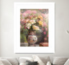 Still life with flowers by Andrey on GIANT ART - pink botanical flowers