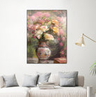 Still life with flowers by Andrey on GIANT ART - pink botanical flowers