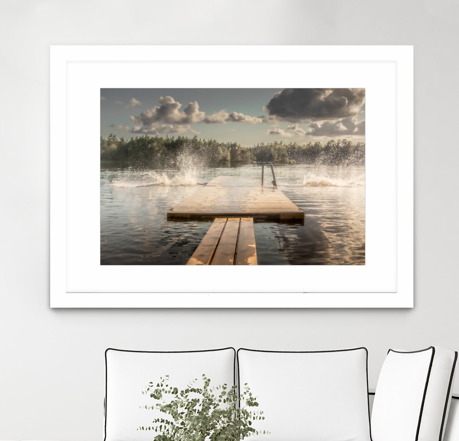 The diving board by Stephanie Kleimann on GIANT ART - landscape cloud