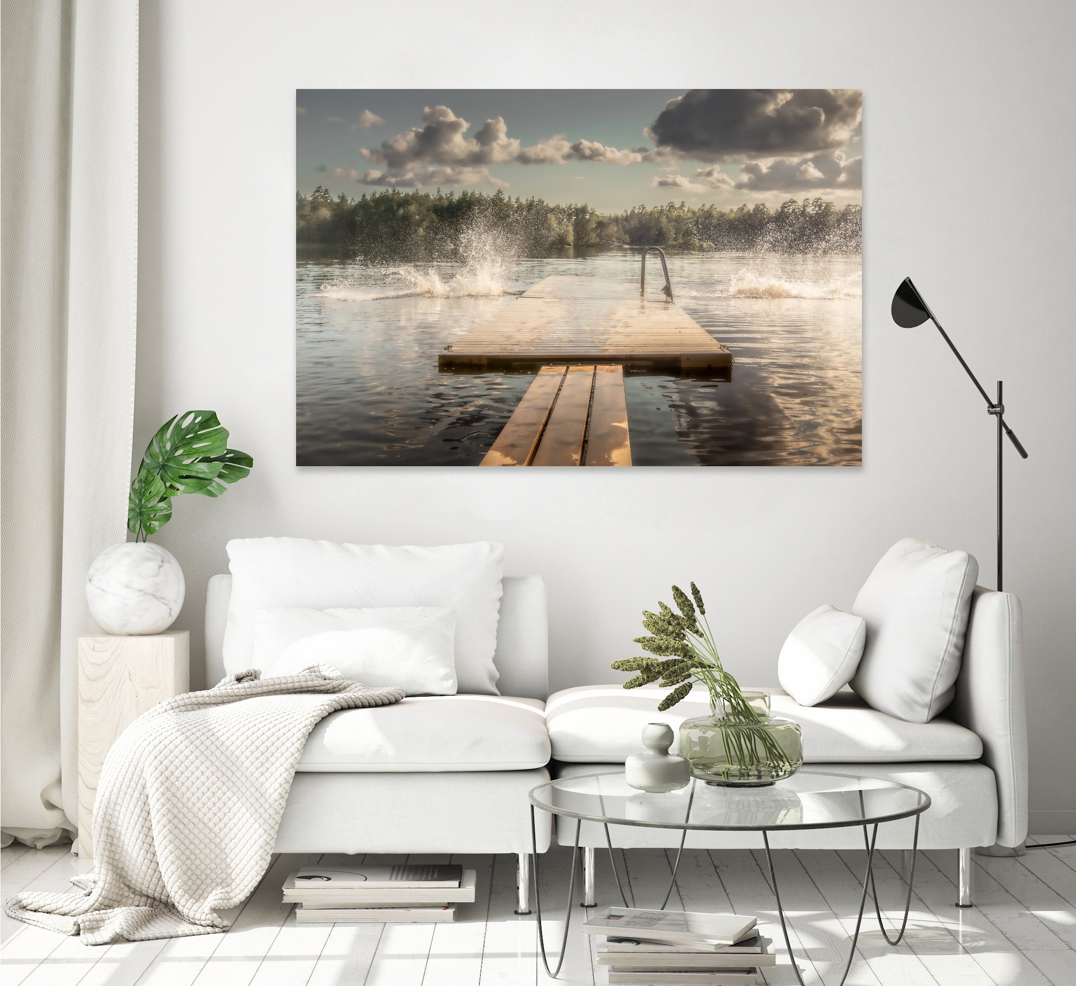 The diving board by Stephanie Kleimann on GIANT ART - landscape cloud