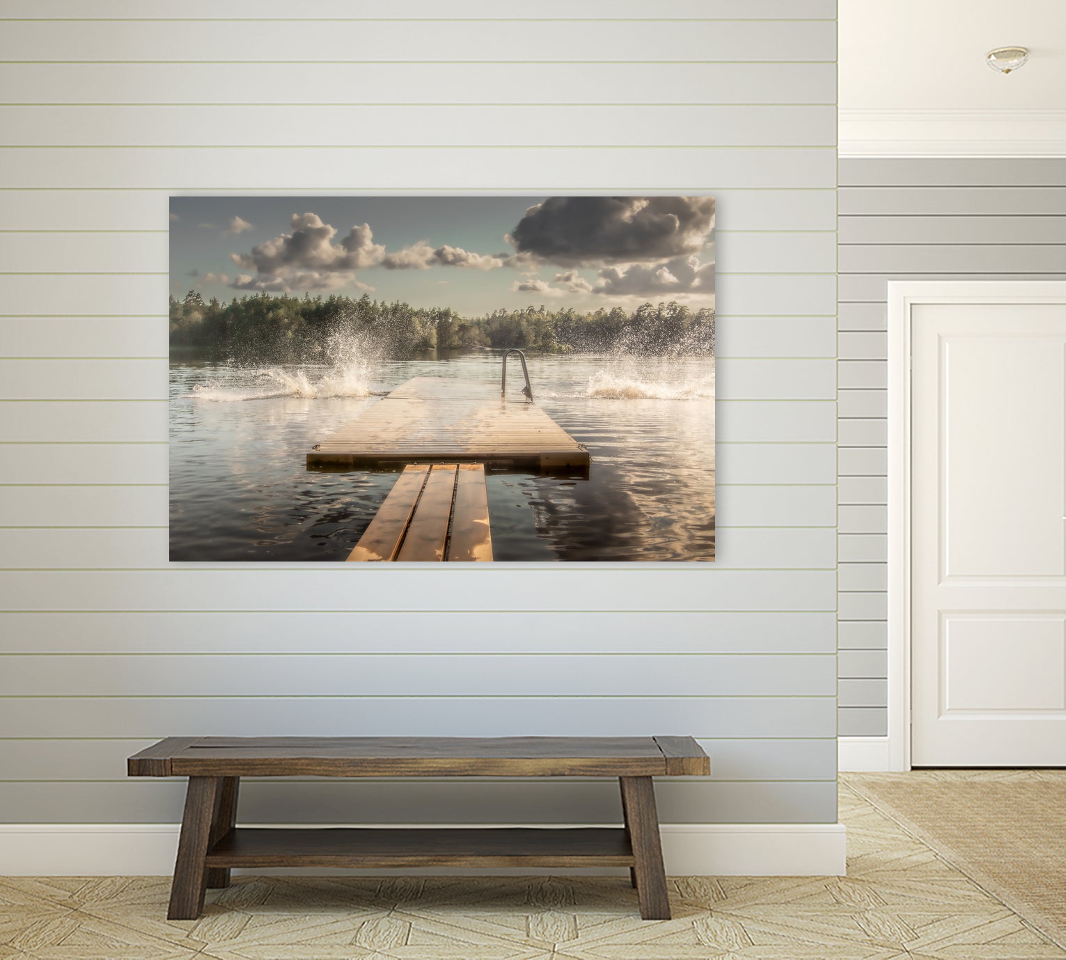 The diving board by Stephanie Kleimann on GIANT ART - landscape cloud