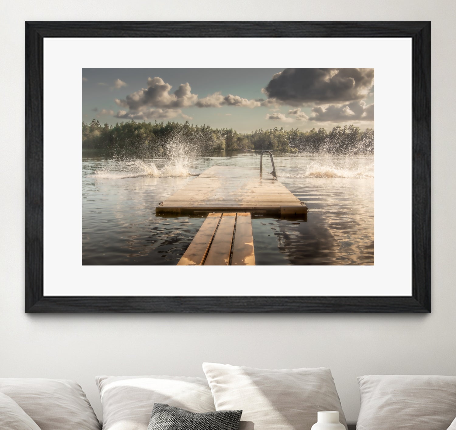 The diving board by Stephanie Kleimann on GIANT ART - landscape cloud