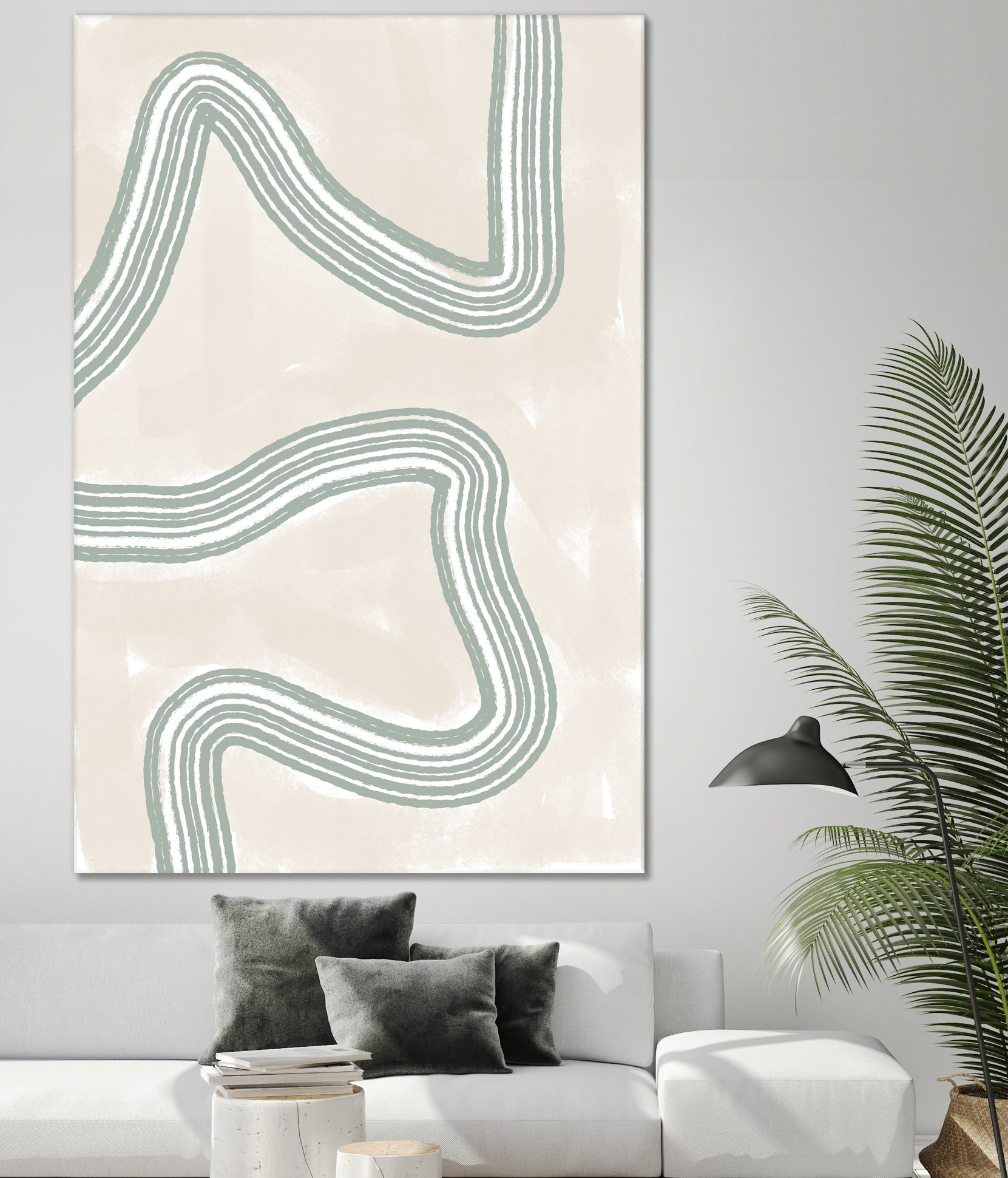 Curved Tranquility by uplusmestudio on GIANT ART - abstract abstract artwork