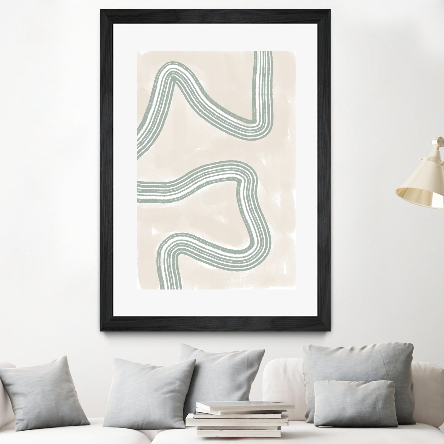 Curved Tranquility by uplusmestudio on GIANT ART - abstract abstract artwork