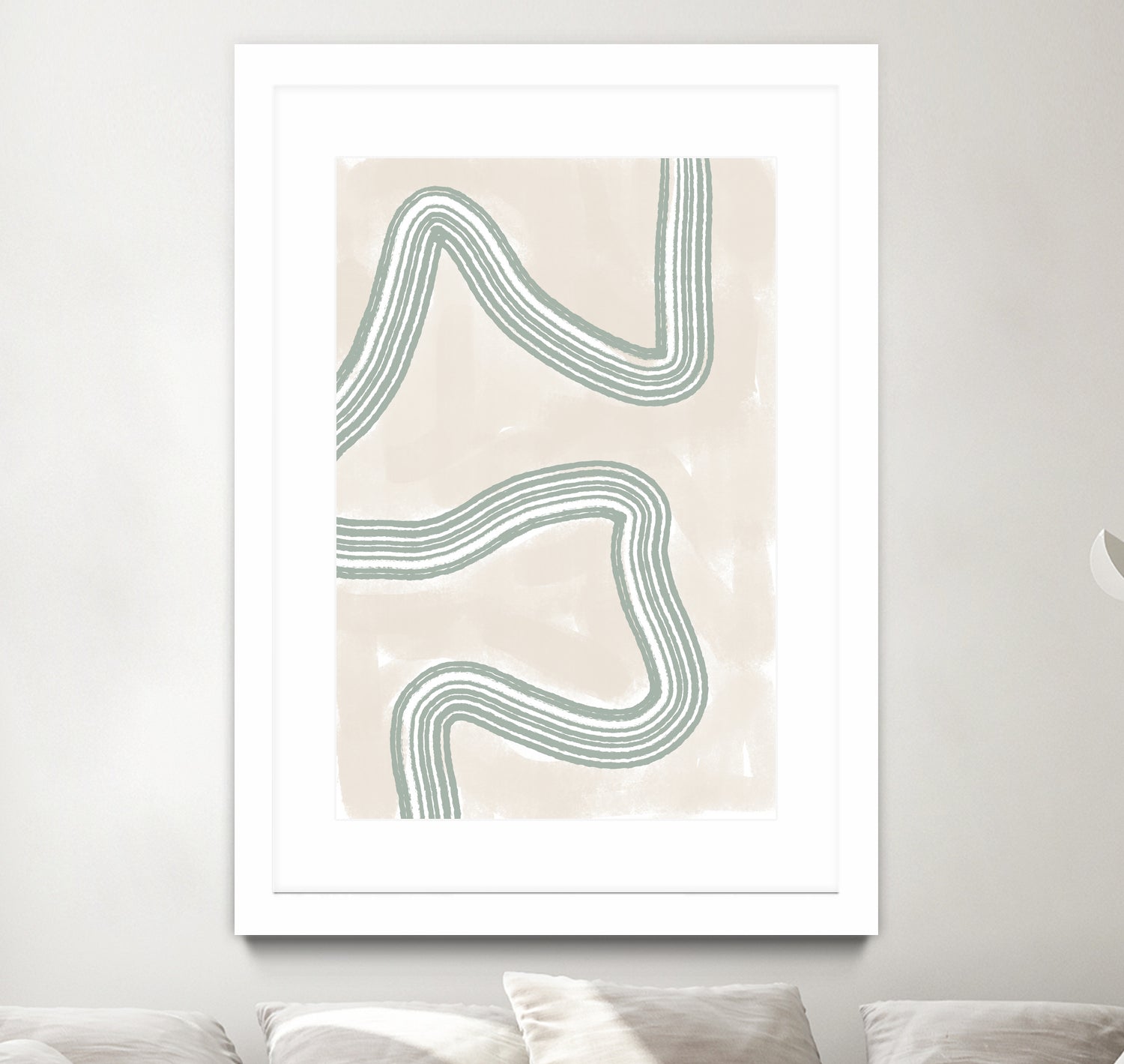 Curved Tranquility by uplusmestudio on GIANT ART - abstract abstract artwork