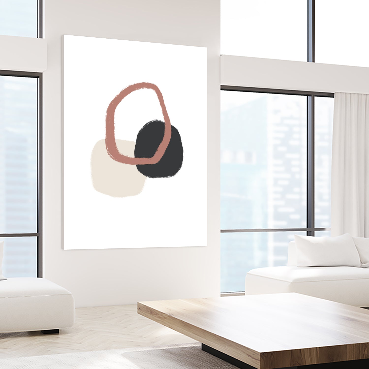 Three Stones - Together by uplusmestudio on GIANT ART - illustration shapes