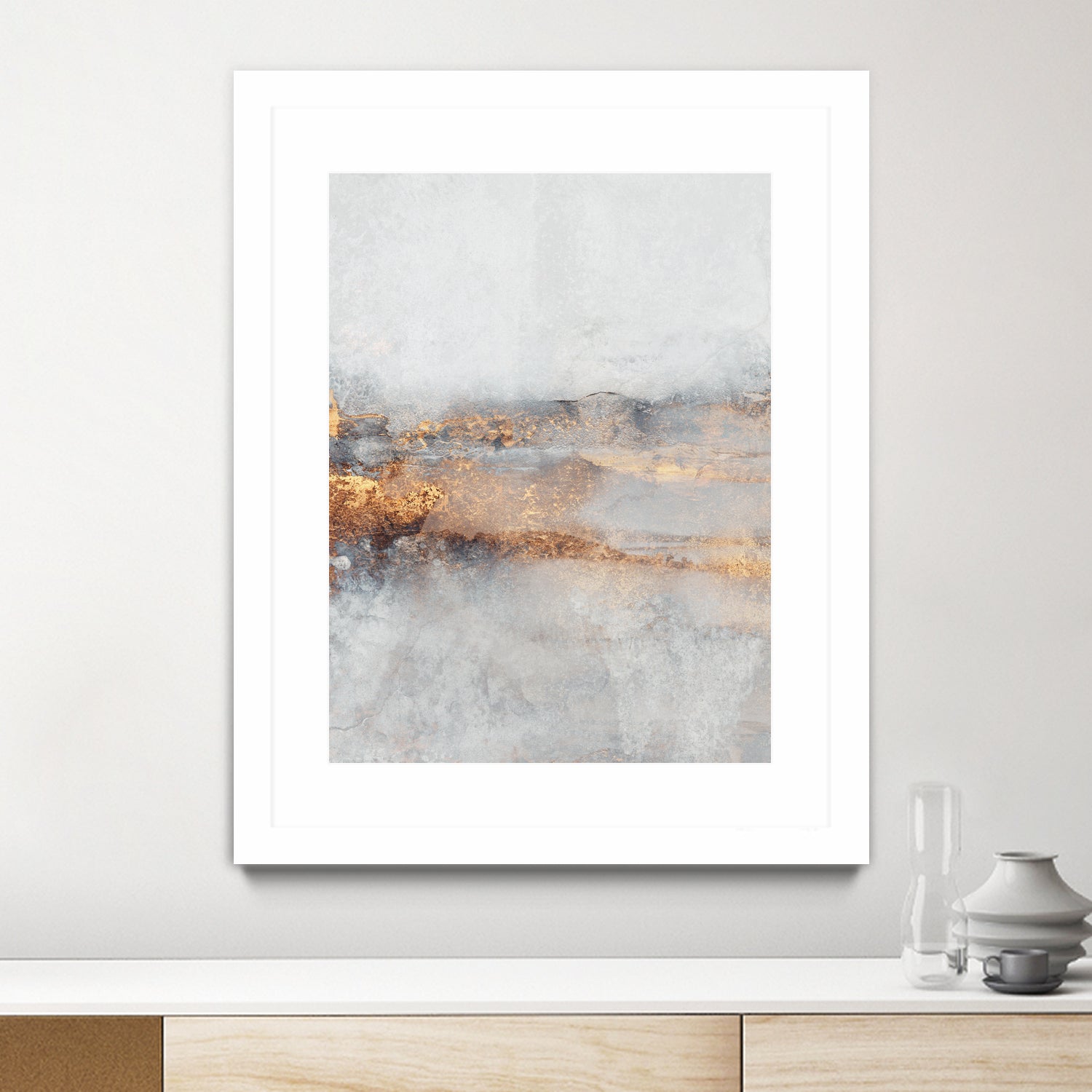 Fog by Elisabeth on GIANT ART - illustration gold