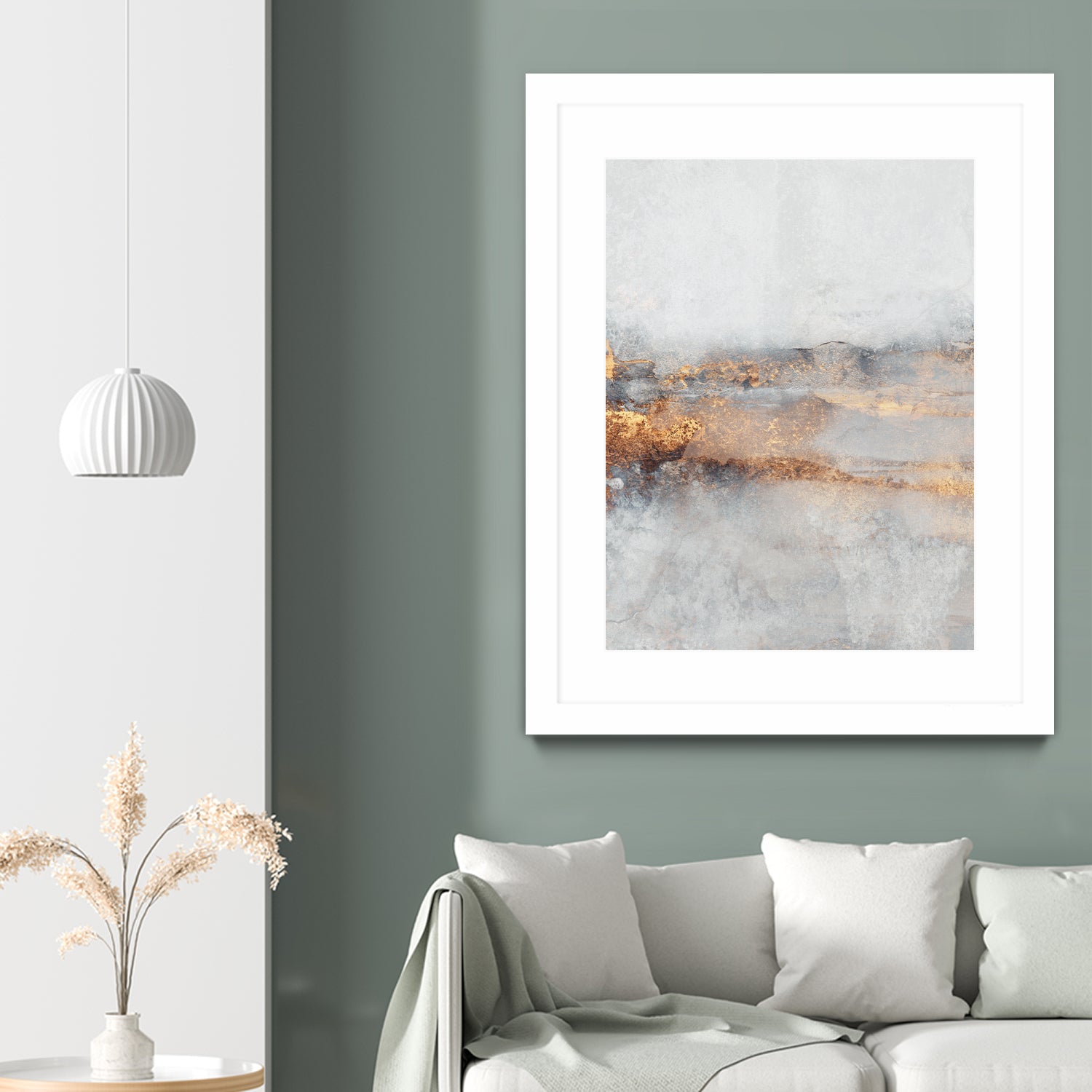 Fog by Elisabeth on GIANT ART - illustration gold