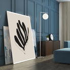 Abstract Leaf Lines by THE MIUUS STUDIO on GIANT ART - flowers and plants minimalist art