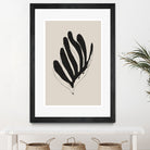 Abstract Leaf Lines by THE MIUUS STUDIO on GIANT ART - flowers and plants minimalist art