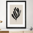 Abstract Leaf Lines by THE MIUUS STUDIO on GIANT ART - flowers and plants minimalist art