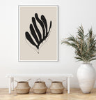 Abstract Leaf Lines by THE MIUUS STUDIO on GIANT ART - flowers and plants minimalist art