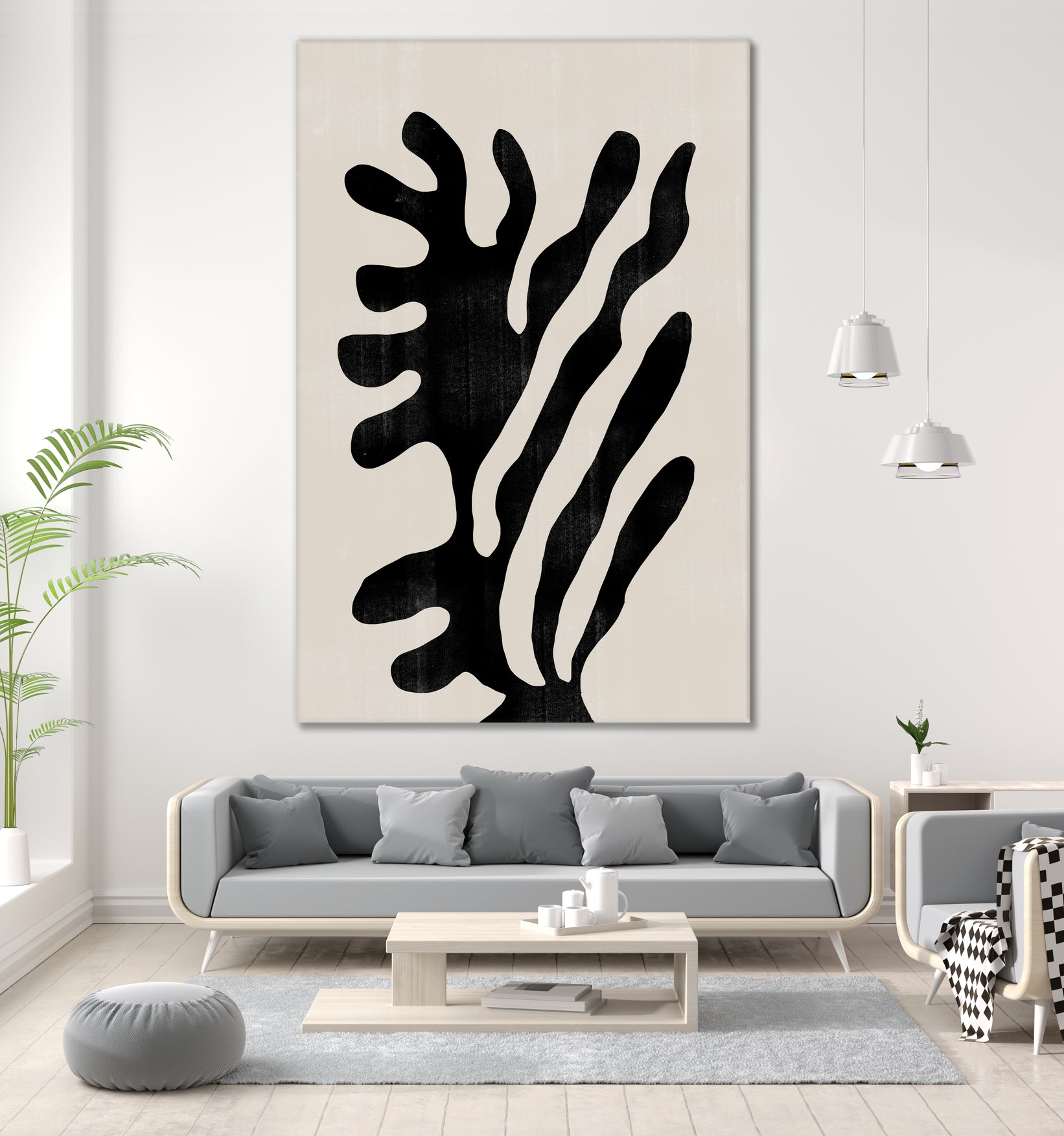 Silhouette Flow by THE MIUUS STUDIO on GIANT ART - abstract modern-art-decor